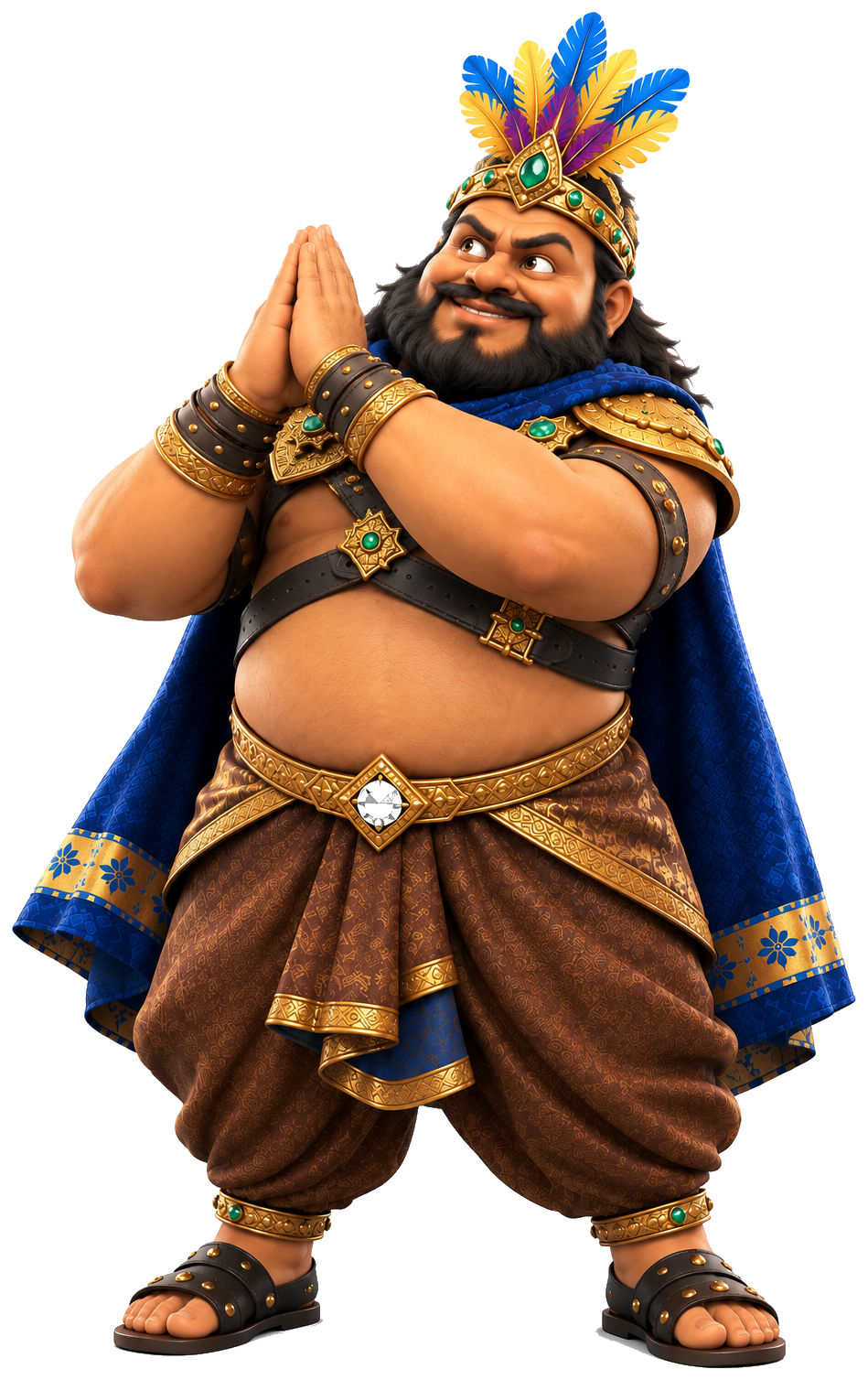 Balmandaisa character sitting and thinking